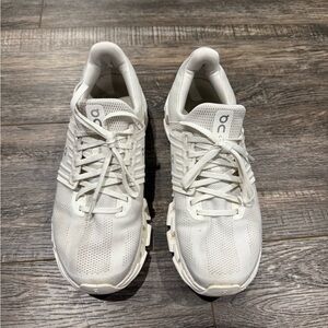 On cloud Running Womens White Sneakers